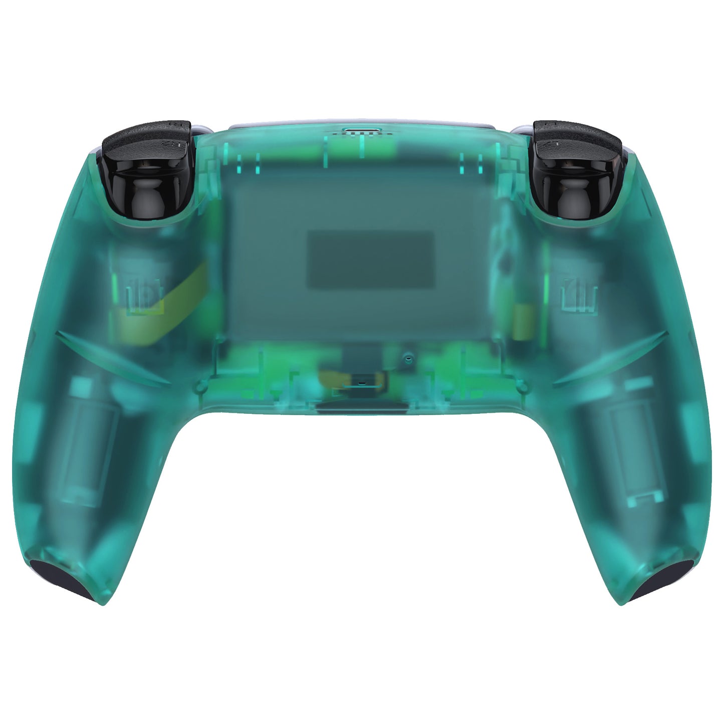 eXtremeRate Replacement Back Housing Bottom Shell Compatible with PS5 Controller BDM-010/020/030/040/050 - Emerald Green eXtremeRate