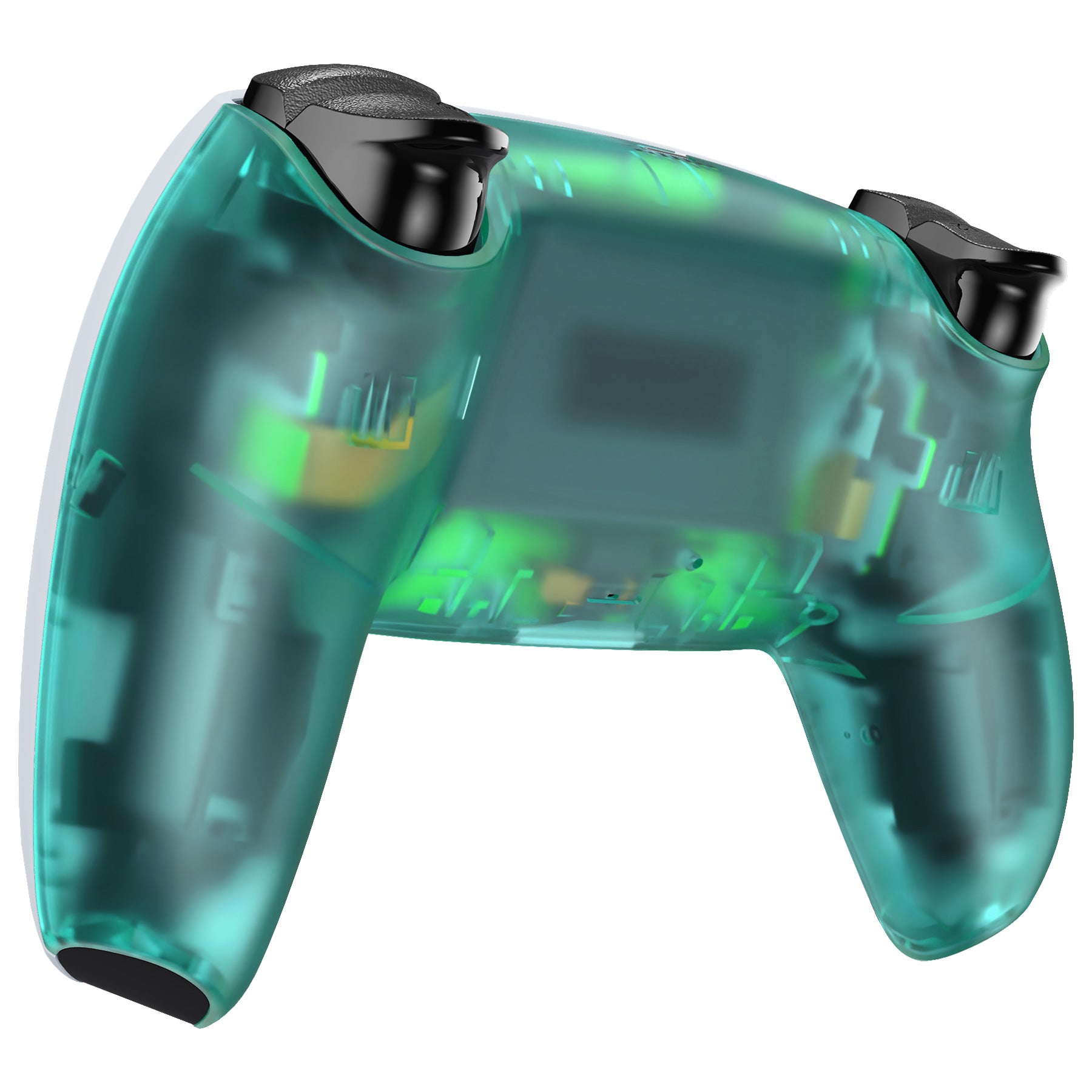 eXtremeRate Replacement Back Housing Bottom Shell Compatible with PS5 Controller BDM-010/020/030/040/050 - Emerald Green eXtremeRate