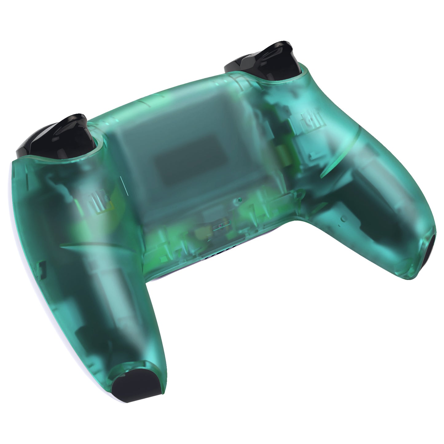 eXtremeRate Replacement Back Housing Bottom Shell Compatible with PS5 Controller BDM-010/020/030/040/050 - Emerald Green eXtremeRate