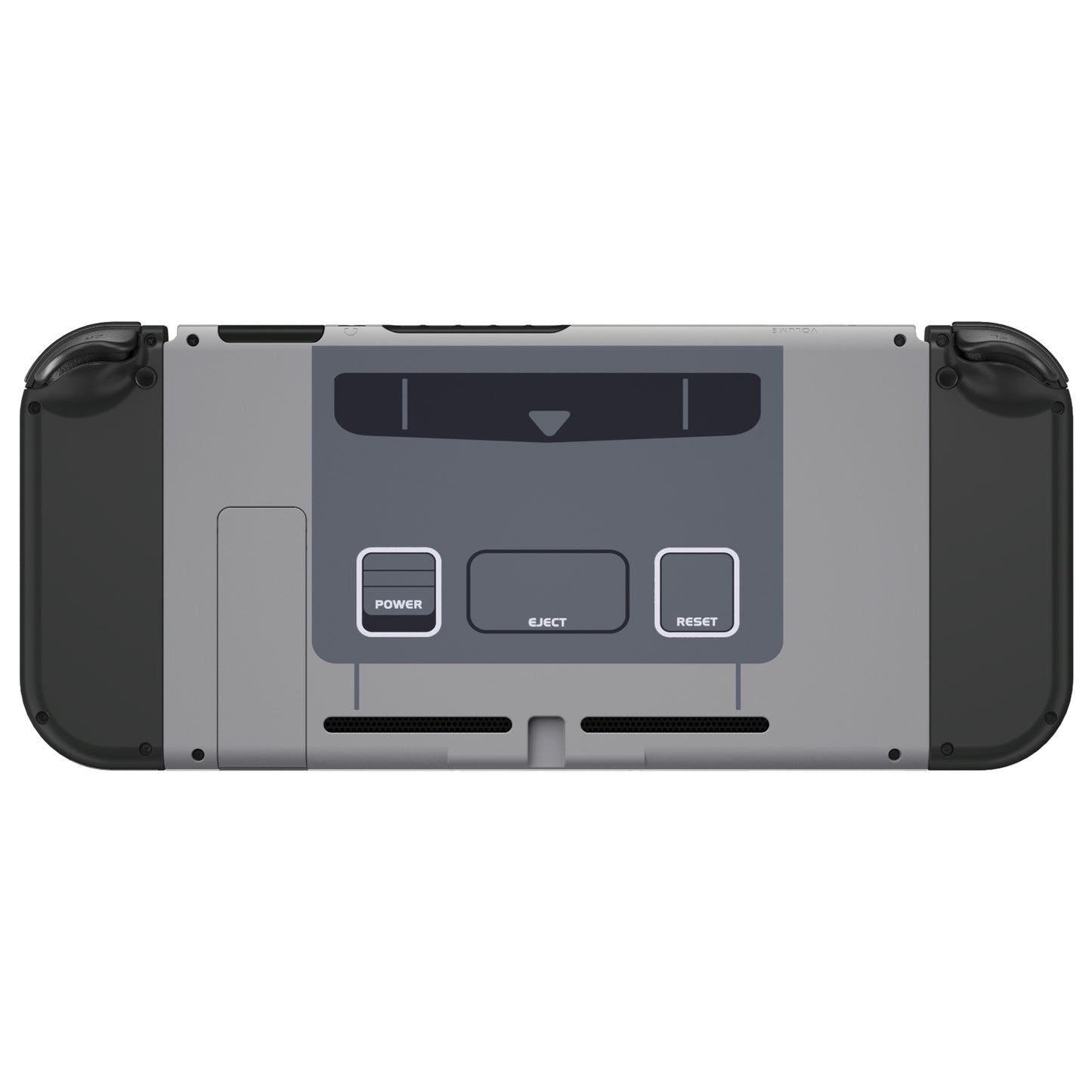 eXtremeRate Replacement Back Plate with Kickstand for Nintendo Switch Console - SFC SNES Classic EU Style