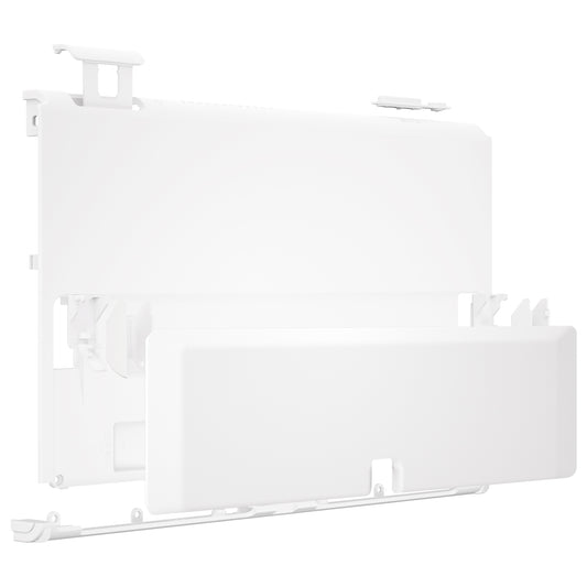 eXtremeRate Replacement Back Plate with Kickstand for Nintendo Switch OLED - White