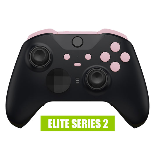eXtremeRate Replacement Buttons Kit for Xbox One Elite Series 2  & Elite 2 Core Controller - Cherry Blossoms Pink eXtremeRate