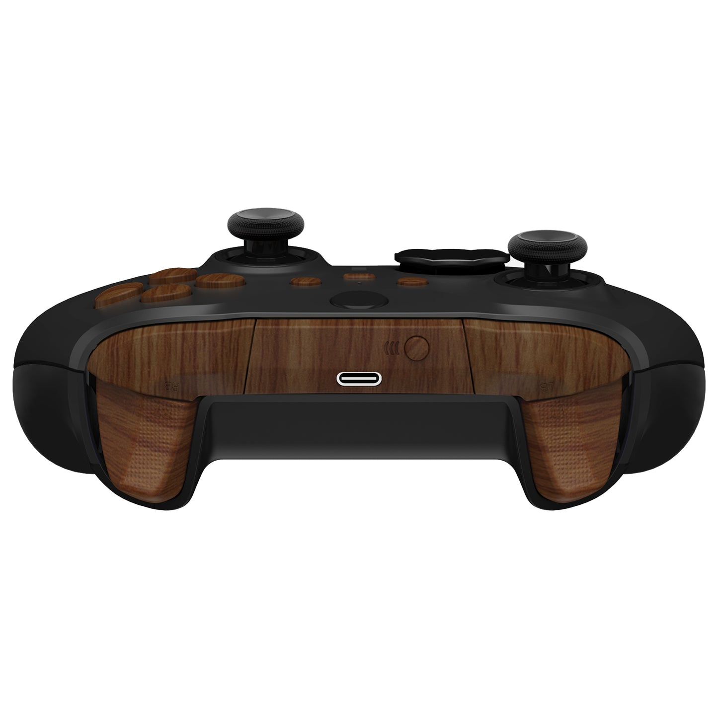 eXtremeRate Replacement Buttons Kit for Xbox One Elite Series 2  & Elite 2 Core Controller - Wood Grain