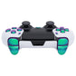 eXtremeRate Replacement Full Set Buttons Compatible with PS5 Edge Controller - Chameleon Green Purple