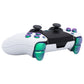 eXtremeRate Replacement Full Set Buttons Compatible with PS5 Edge Controller - Chameleon Green Purple