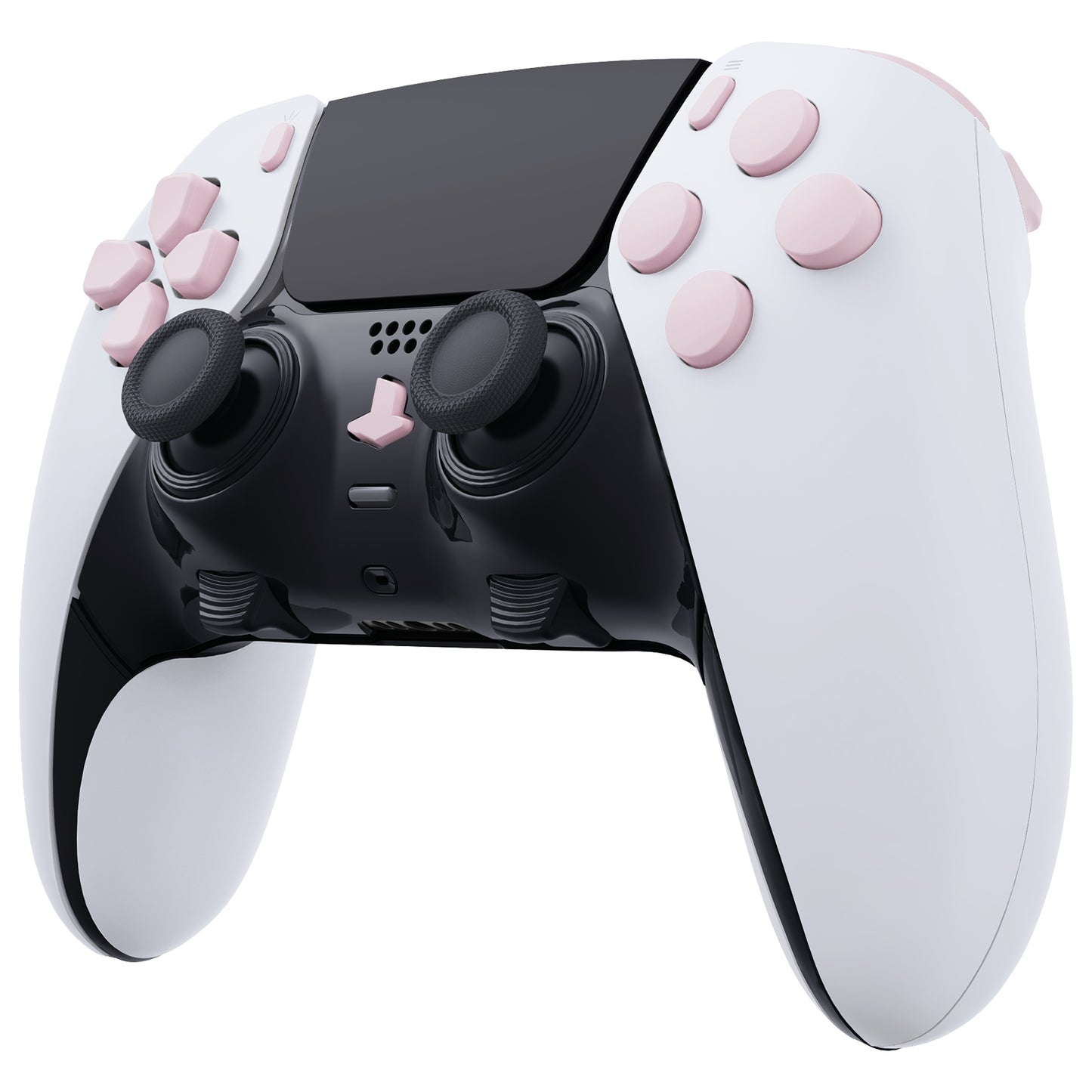 eXtremeRate Replacement Full Set Buttons Compatible with PS5 Edge Controller - Cherry Blossoms Pink