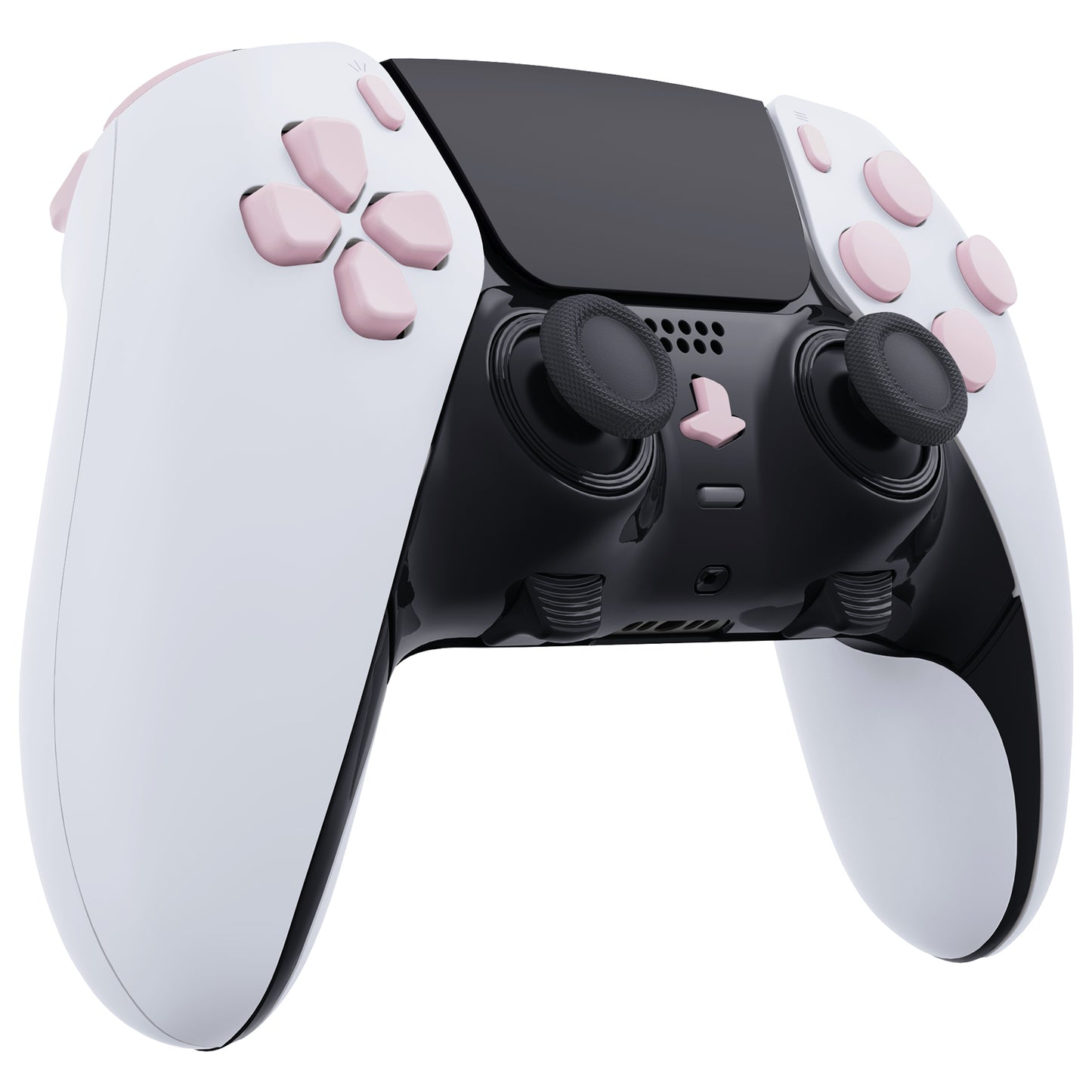 eXtremeRate Replacement Full Set Buttons Compatible with PS5 Edge Controller - Cherry Blossoms Pink