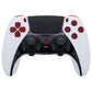 eXtremeRate Replacement Full Set Buttons Compatible with PS5 Edge Controller - Clear Red