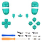 eXtremeRate Replacement Full Set Buttons Compatible with PS5 Edge Controller - Emerald Green