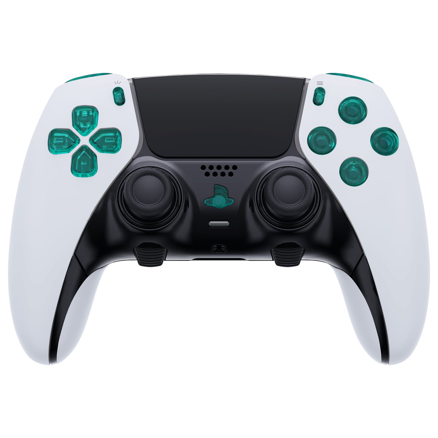 eXtremeRate Replacement Full Set Buttons Compatible with PS5 Edge Controller - Emerald Green