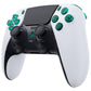 eXtremeRate Replacement Full Set Buttons Compatible with PS5 Edge Controller - Emerald Green