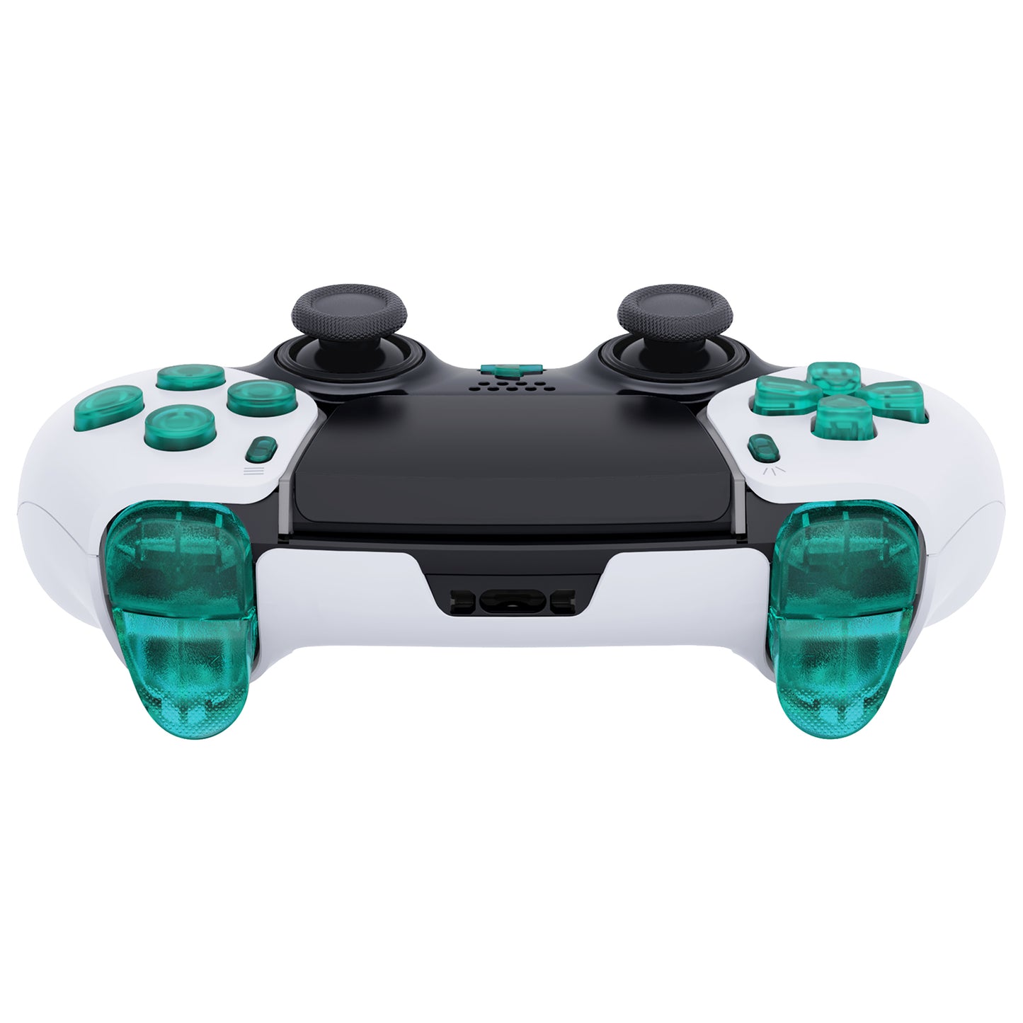 eXtremeRate Replacement Full Set Buttons Compatible with PS5 Edge Controller - Emerald Green