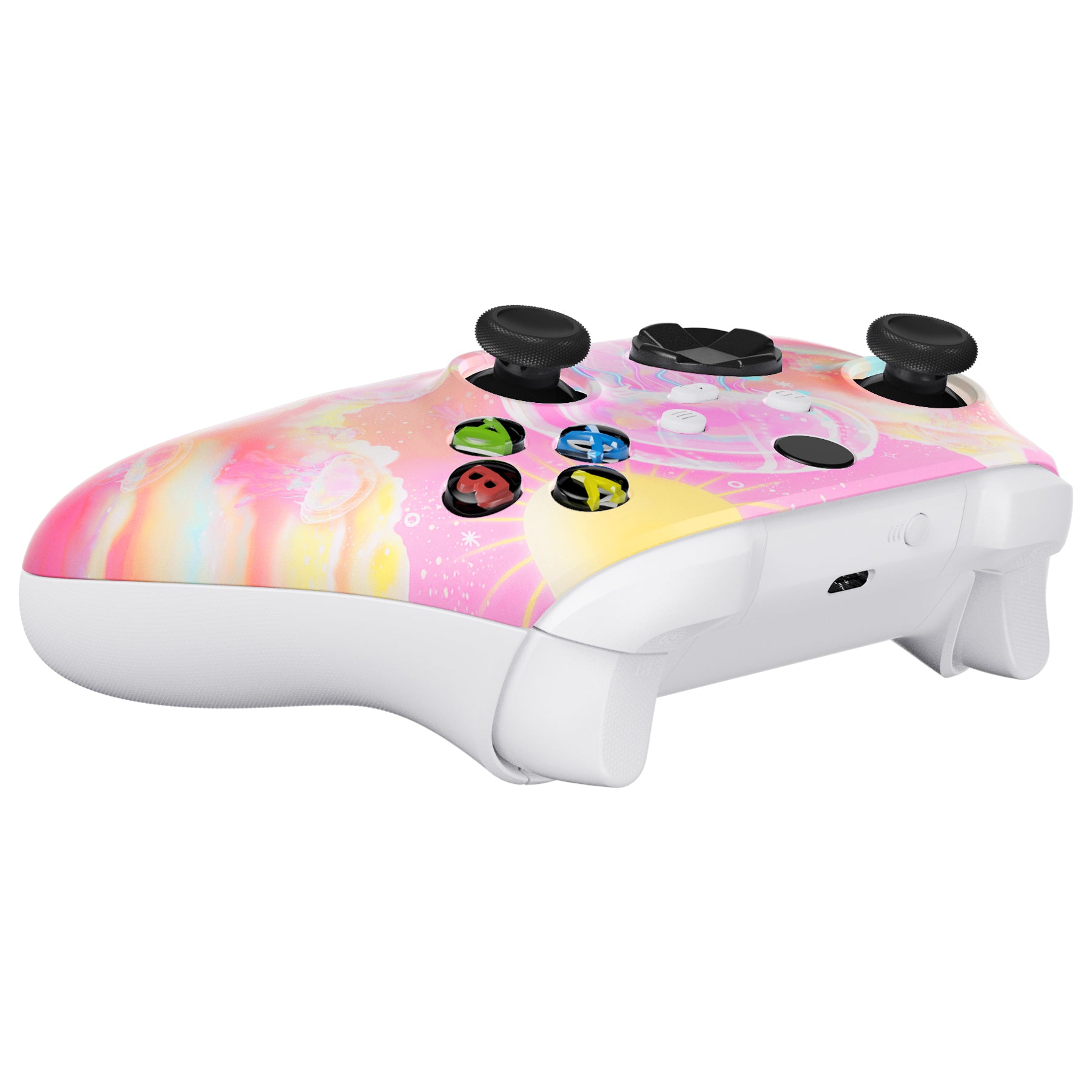 eXtremeRate Replacement Faceplate Front Housing Shell for Xbox Series X & S Controller - Pinky Jellyfish Heaven eXtremeRate