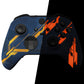 eXtremeRate Replacement Front Housing Shell Case with Accent Rings for Xbox One Elite Series 2 & Elite 2 Core Controller (Model 1797) - Glow in Dark Mecha - Orange eXtremeRate