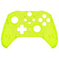 eXtremeRate Replacement Front Housing Shell Case with Accent Rings for Xbox One Elite Series 2 & Elite 2 Core Controller (Model 1797) - Clear Lime Green