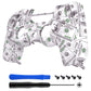 eXtremeRate Replacement Front Housing Shell for PS4 Slim Pro Controller Controller (CUH-ZCT2 JDM-040/050/055) - The $100 Cash Money eXtremeRate