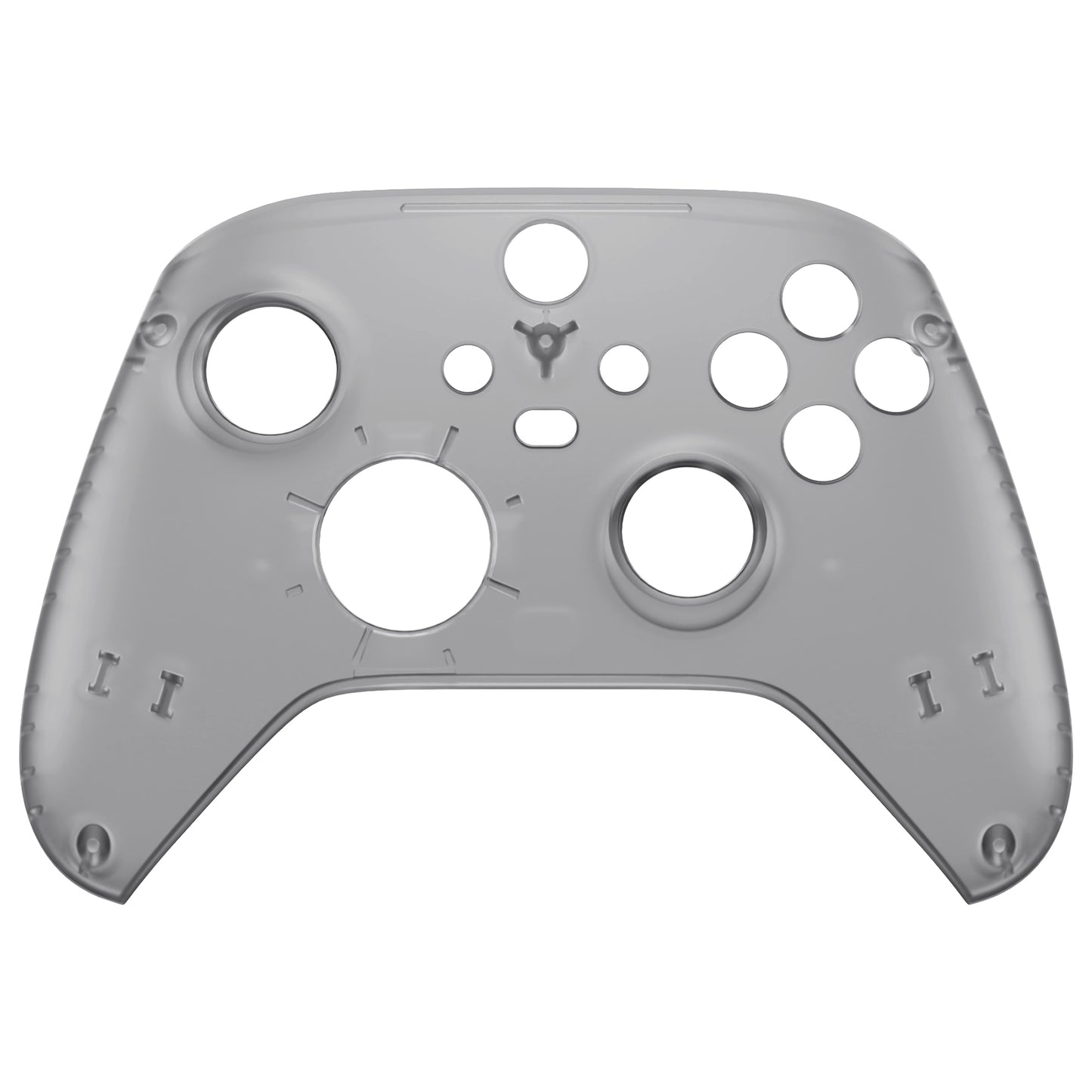 eXtremeRate Replacement Front Housing Shell for Xbox Series X & S Controller - Clear Black