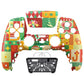 eXtremeRate Replacement Front Housing Shell with Touchpad Compatible with PS5 Controller BDM-010/020/030/040 - Christmas Wrap