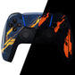 eXtremeRate Replacement Front Housing Shell with Touchpad Compatible with PS5 Controller BDM-010/020/030/040 - Glow in Dark Mecha - Orange eXtremeRate