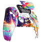 eXtremeRate Replacement Front Shell with Touchpad Compatible with PS5 Controller BDM-010/020/030/040/050 - Rainbow Storm eXtremeRate