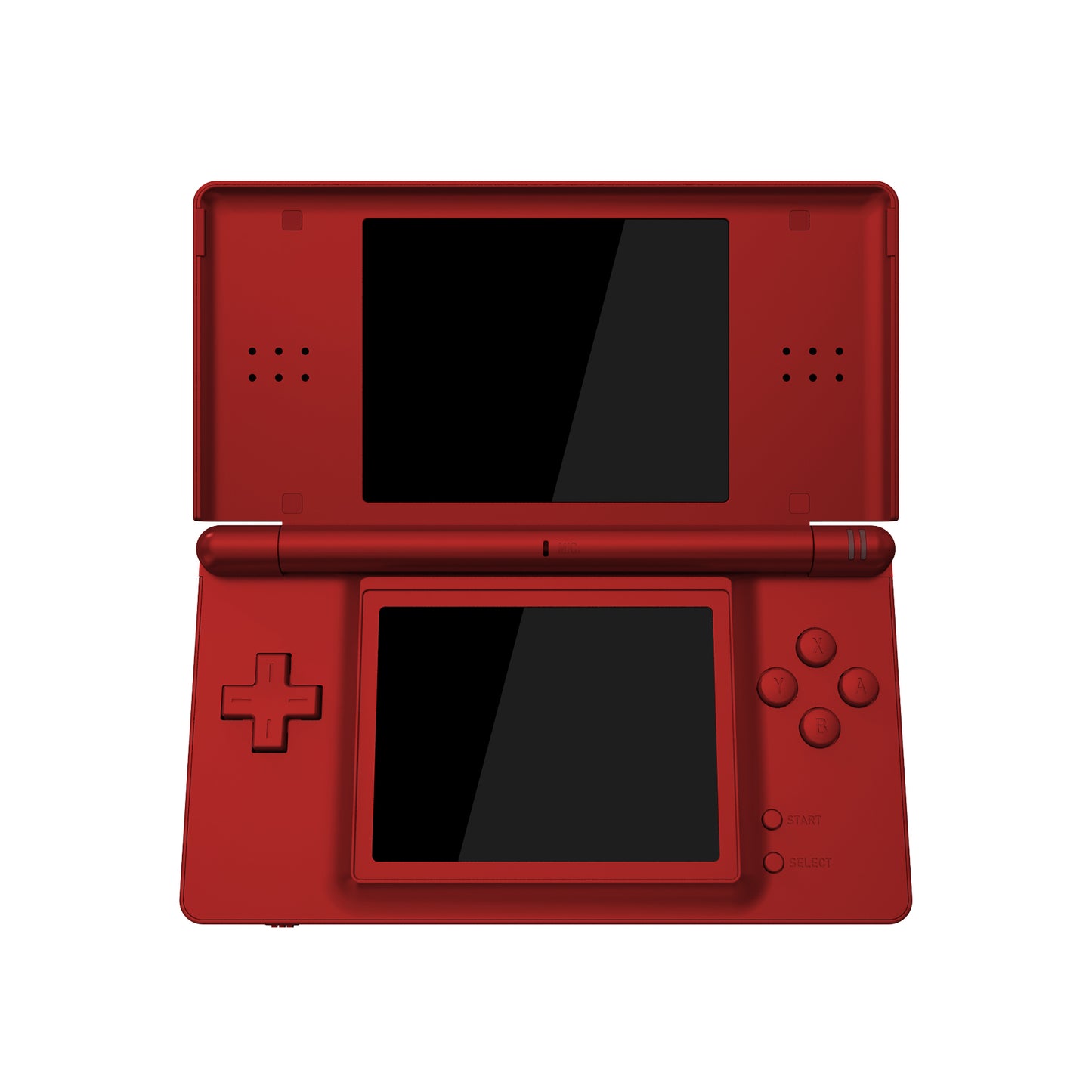 eXtremeRate Replacement Full Housing Shell & Buttons with Screen Lens for Nintendo DS Lite NDSL - Scarlet Red eXtremeRate