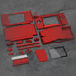 eXtremeRate Replacement Full Housing Shell & Buttons with Screen Lens for Nintendo DS Lite NDSL - Scarlet Red eXtremeRate
