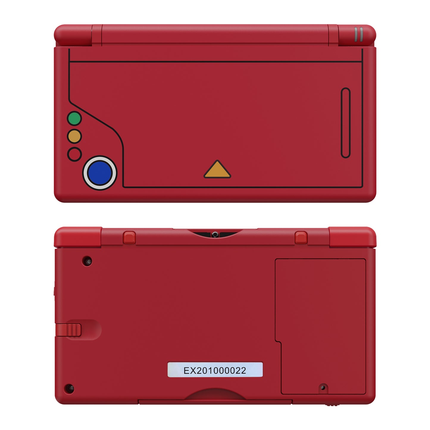 eXtremeRate Replacement Full Housing Shell & Buttons with Screen Lens for Nintendo DS Lite NDSL - Monster Index Console Style eXtremeRate