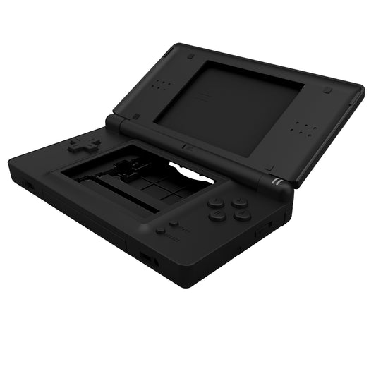 eXtremeRate Replacement Full Housing Shell & Buttons with Screen Lens for Nintendo DS Lite NDSL - Black