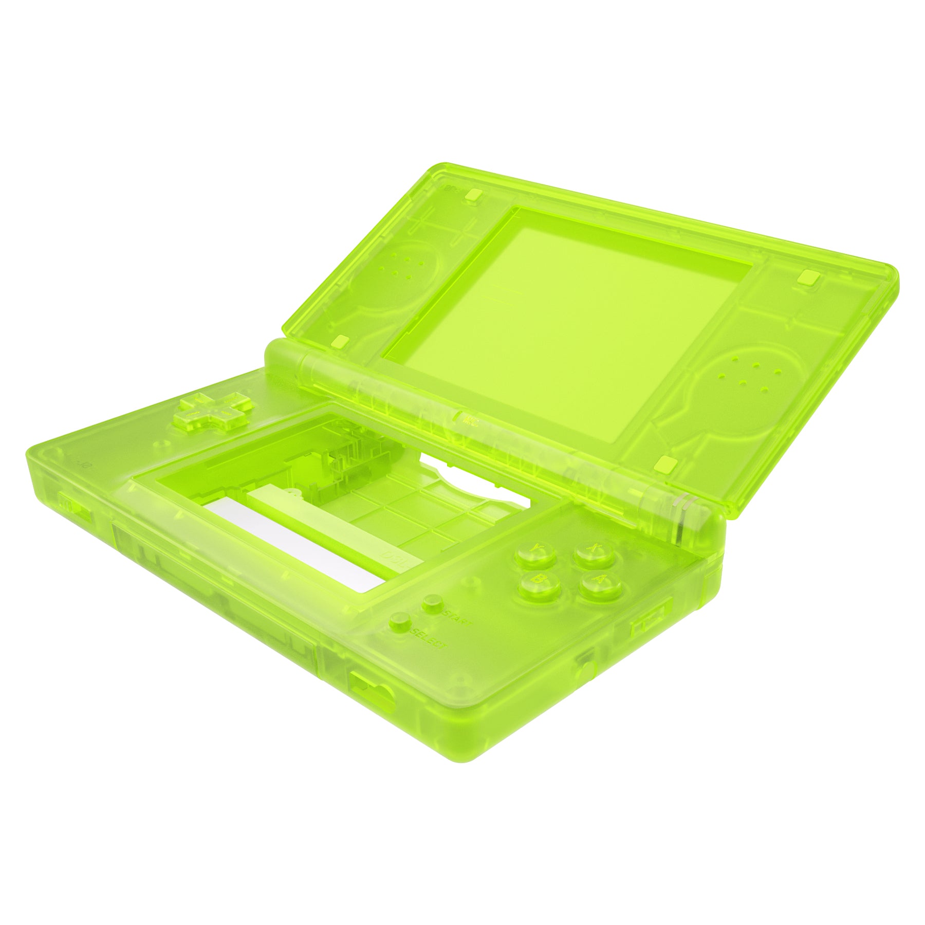eXtremeRate Clear Lime Green Replacement Full Housing Shell for ...
