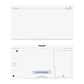 eXtremeRate Replacement Full Housing Shell & Buttons with Screen Lens for Nintendo DS Lite NDSL - White