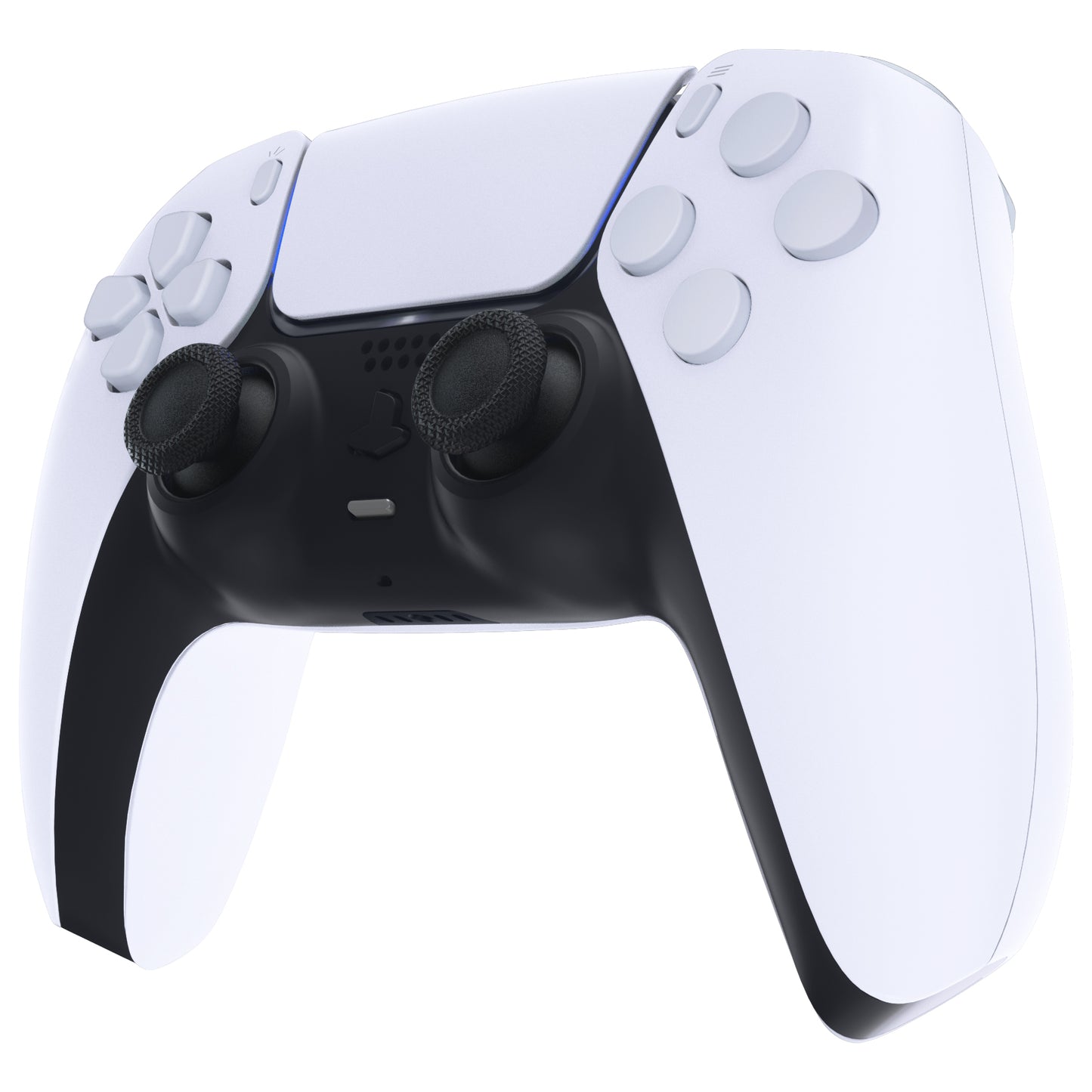 eXtremeRate Replacement Full Set Buttons Compatible with PS5 Controller BDM-030/040 - Original White