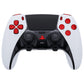 eXtremeRate Replacement Full Set Buttons Compatible with PS5 Edge Controller - Chrome Red