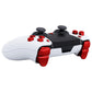 eXtremeRate Replacement Full Set Buttons Compatible with PS5 Edge Controller - Chrome Red