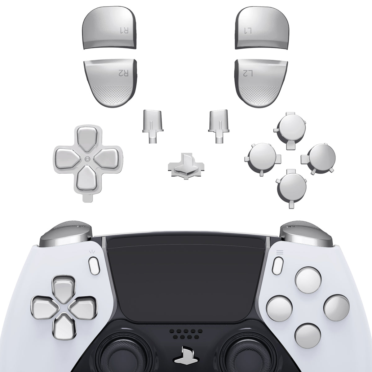 Ps5 Riffmaster Buttons eXtremeRate Replacement Full Set Buttons Compatible with PS5 Edge Cont ...