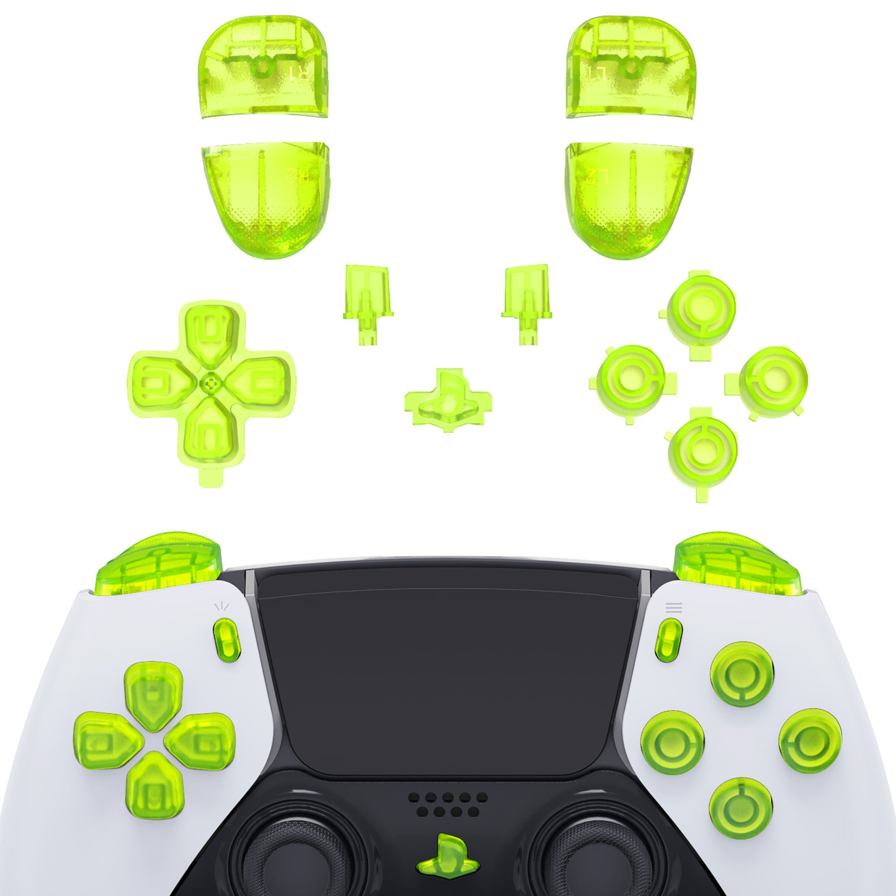 Replacement Full Set Buttons for PS5 Edge Controller – eXtremeRate Retail