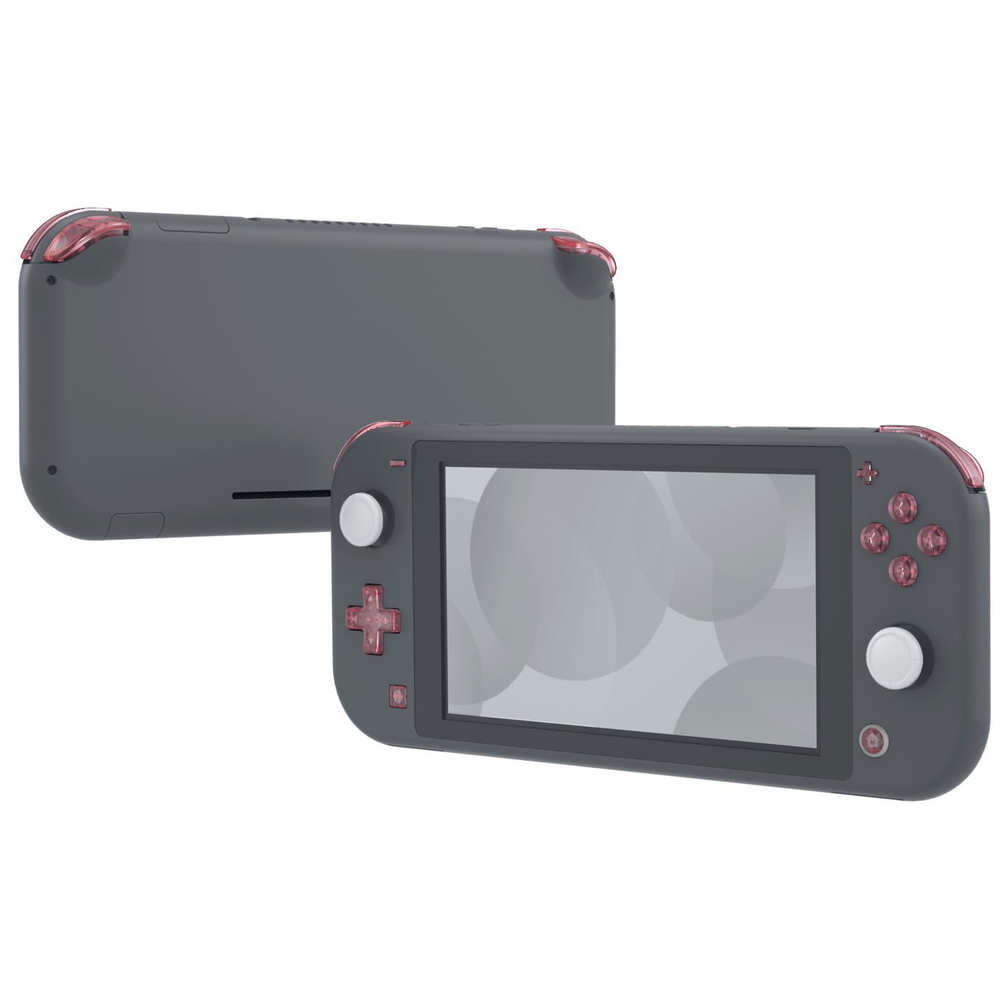 eXtremeRate Replacement Full Set Buttons for NS Switch Lite - Cherry Pink