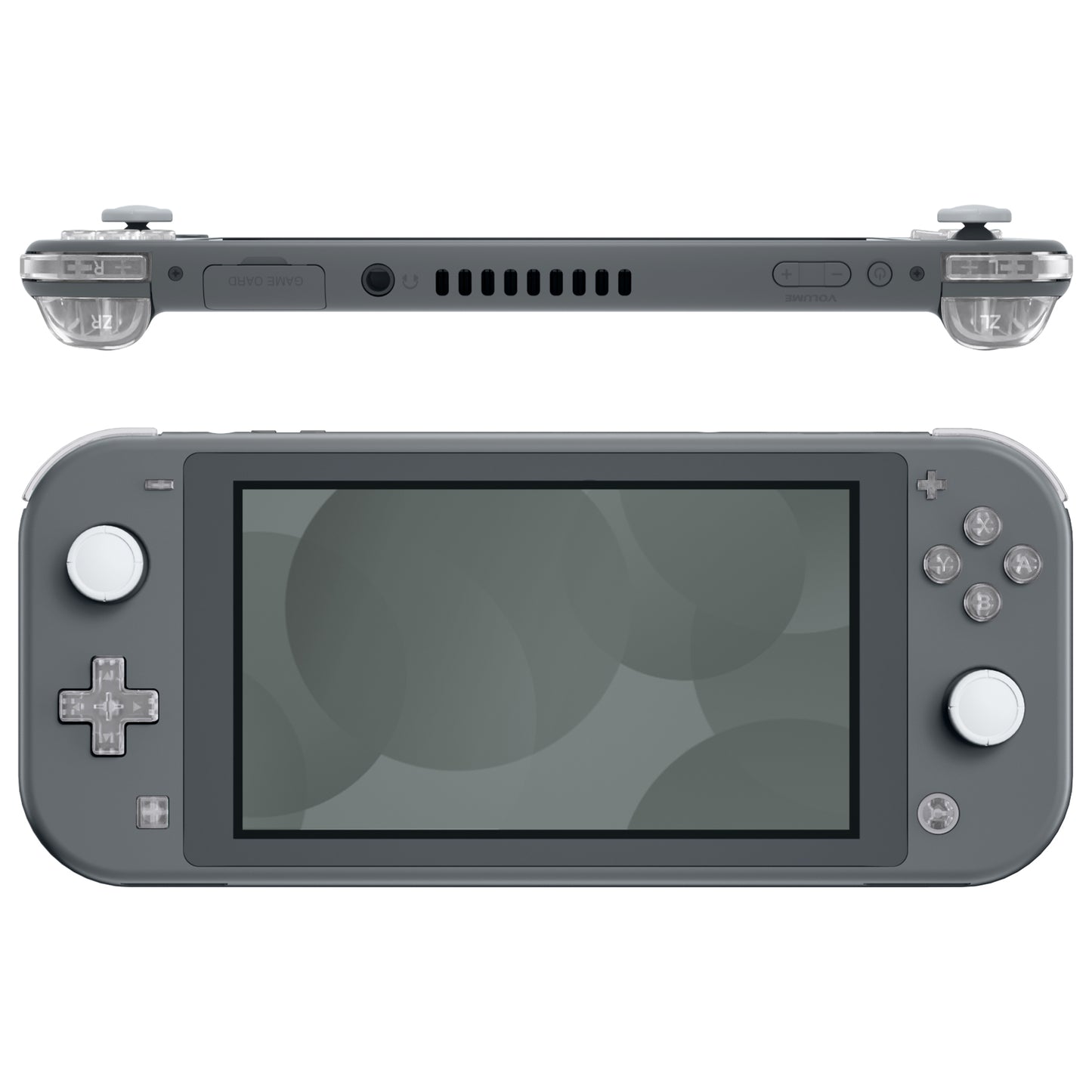 eXtremeRate Replacement Full Set Buttons for NS Switch Lite - Clear