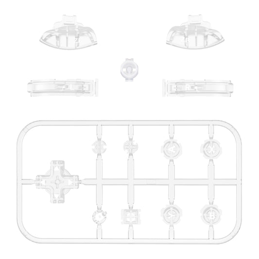 eXtremeRate Replacement Full Set Buttons for NS Switch Lite - Clear