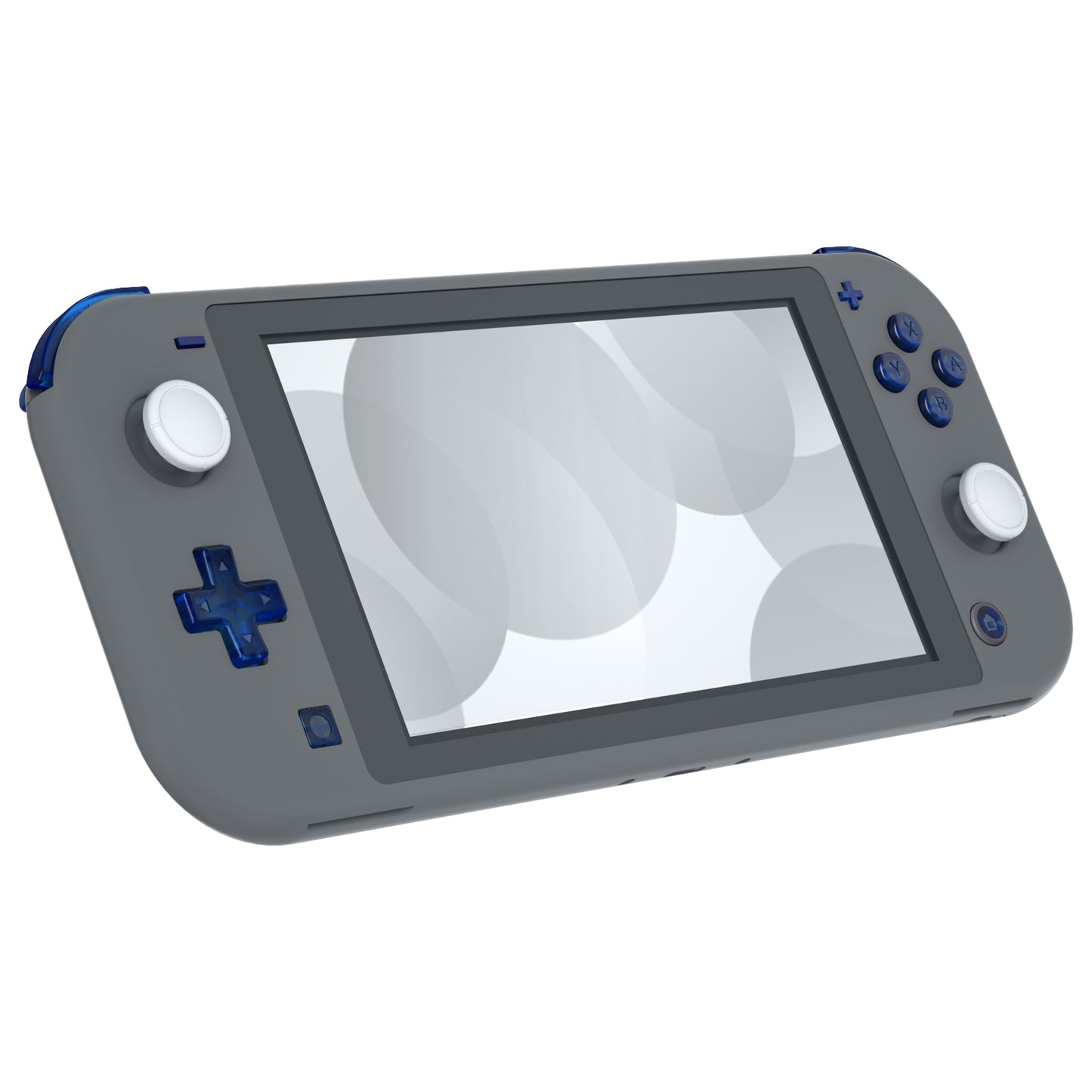 eXtremeRate Replacement Full Set Buttons for NS Switch Lite - Clear Blue