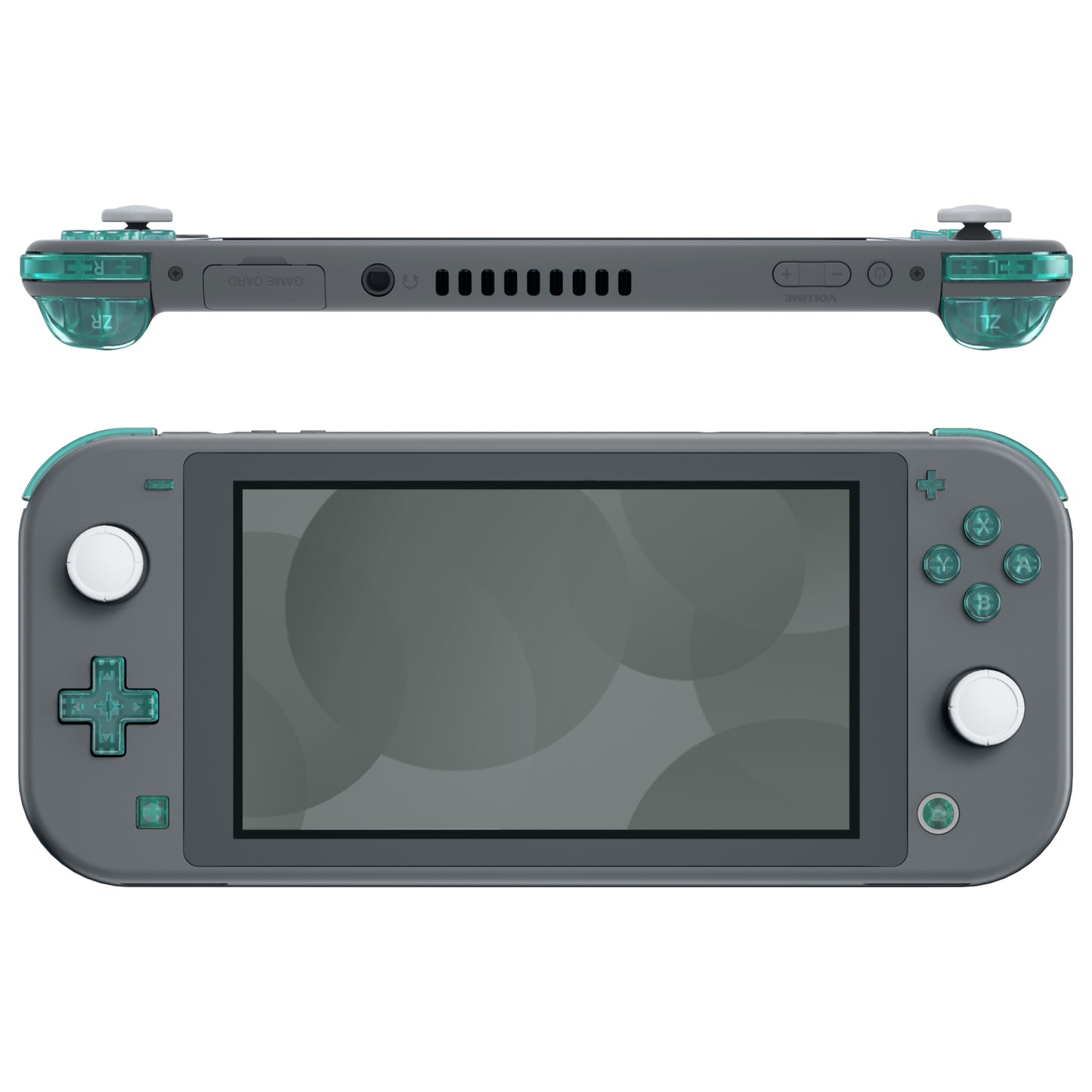 eXtremeRate Replacement Full Set Buttons for NS Switch Lite - Emerald Green