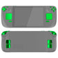 eXtremeRate Replacement Full Set Buttons for Steam Deck LCD - Chrome Green eXtremeRate