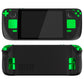 eXtremeRate Replacement Full Set Buttons for Steam Deck LCD - Chrome Green eXtremeRate