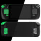 eXtremeRate Replacement Full Set Buttons for Steam Deck LCD - Glow in Dark - Green eXtremeRate