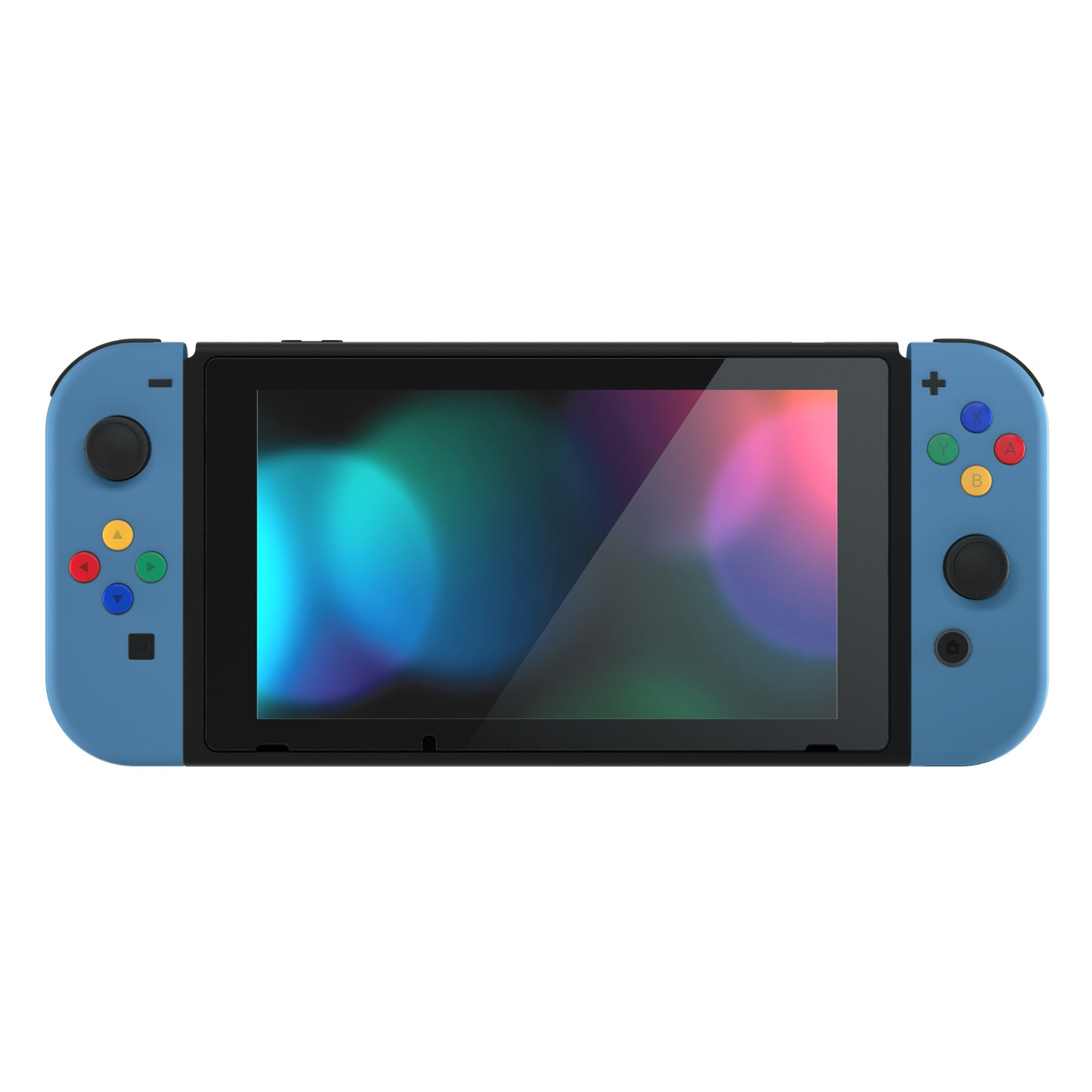 eXtremeRate Replacement Full Set Shell Case with Buttons for Joycon of NS Switch - Airforce Blue