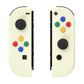 eXtremeRate Replacement Full Set Shell Case with Buttons for Joycon of NS Switch - Antique Yellow