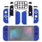 eXtremeRate Replacement Full Set Shell Case with Buttons for Joycon of NS Switch - Blue