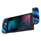 eXtremeRate Replacement Full Set Shell Case with Buttons for Joycon of NS Switch - Blue Coating Splash Patterned