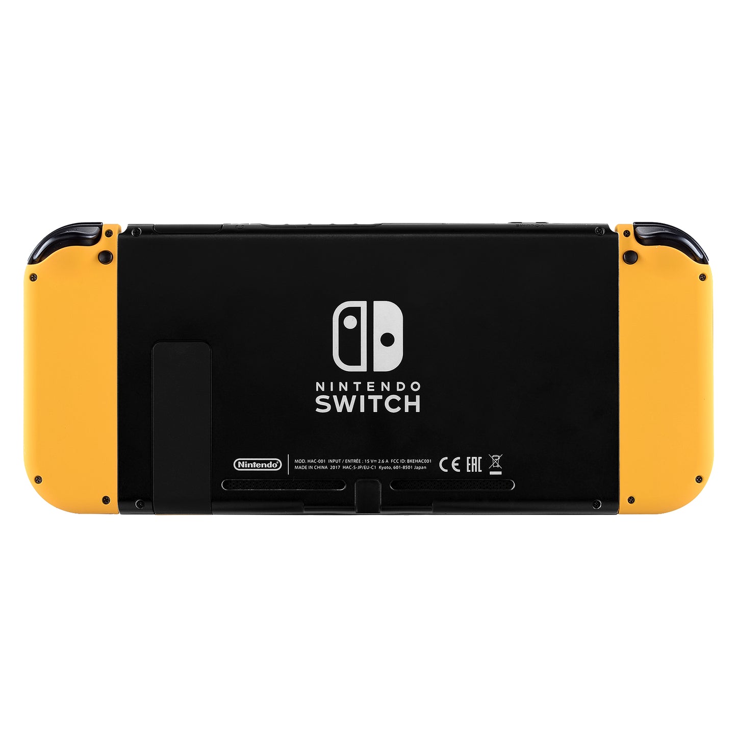 eXtremeRate Replacement Full Set Shell Case with Buttons for Joycon of NS Switch - Caution Yellow