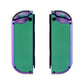 eXtremeRate Replacement Full Set Shell Case with Buttons for Joycon of NS Switch - Chameleon Green Purple