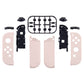 eXtremeRate Replacement Full Set Shell Case with Buttons for Joycon of NS Switch - Cherry Blossoms Pink